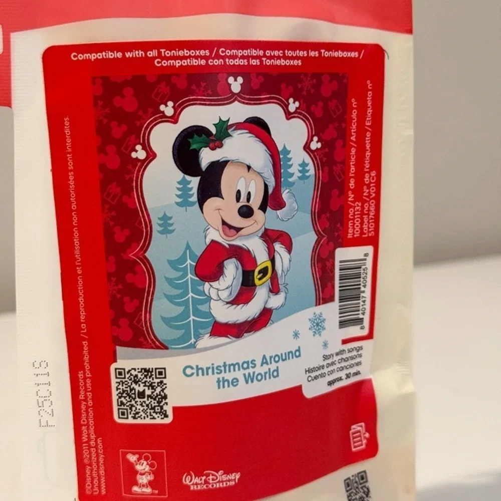 Tonies Disney Holiday Mickey Mouse Santa Figure NIB - Christmas Around the World